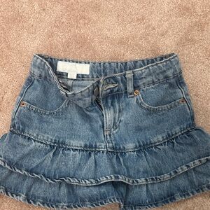 Zara Blue Denim Skirt